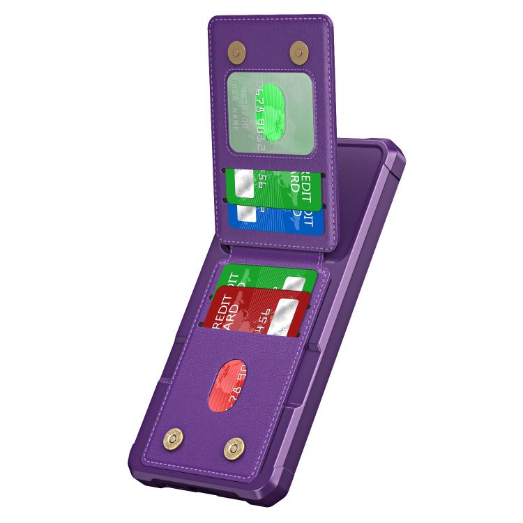 For Samsung Galaxy S24 FE 5G Vertical Flip Card Bag Holder Leather Phone Case