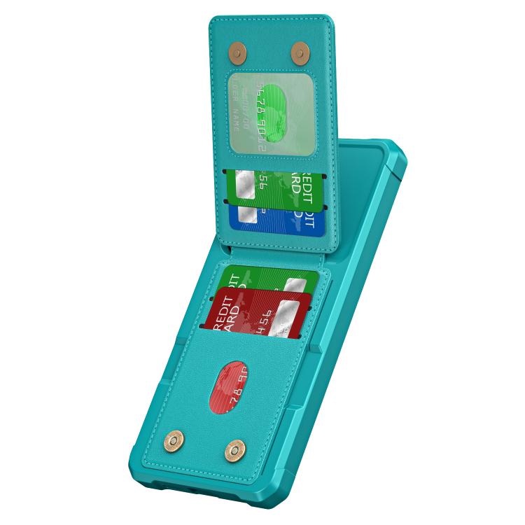 For Samsung Galaxy S25 5G Vertical Flip Card Bag Holder Leather Phone Case