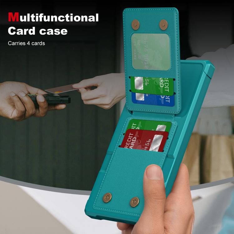For Samsung Galaxy S25 Ultra 5G Vertical Flip Card Bag Holder Leather Phone Case