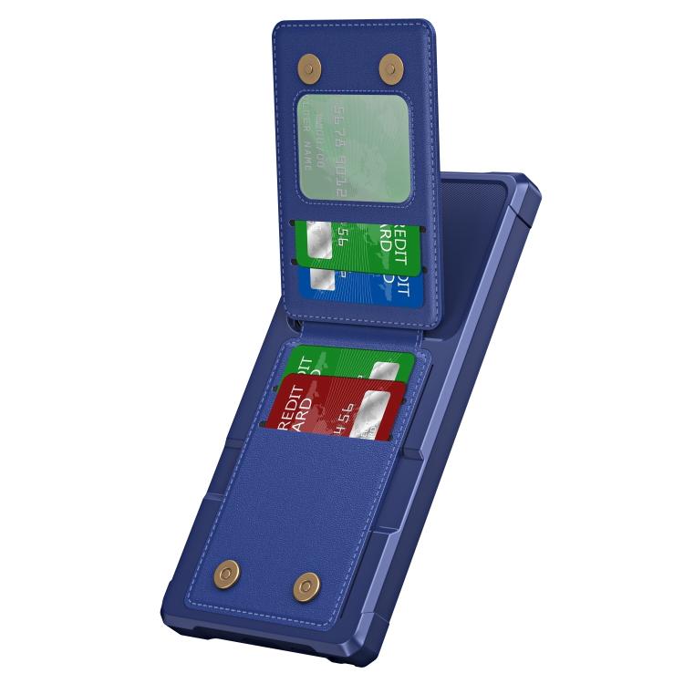 For Samsung Galaxy S25 Ultra 5G Vertical Flip Card Bag Holder Leather Phone Case