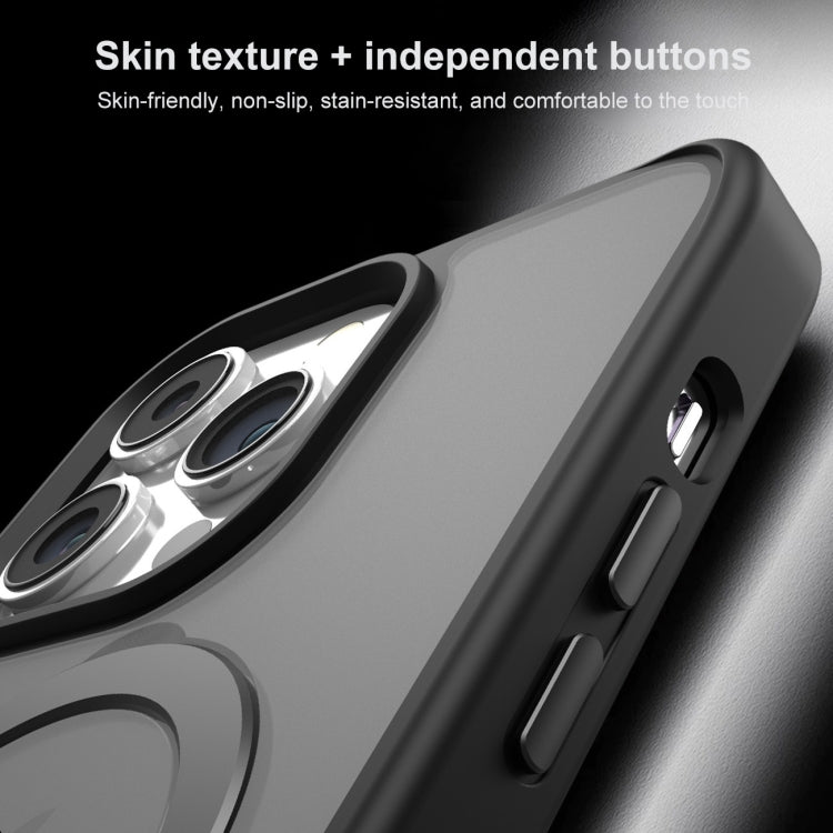 For iPhone 14 Pro Max 360 Degree Rotating MagSafe Magnetic Bracket Frosted Phone Case