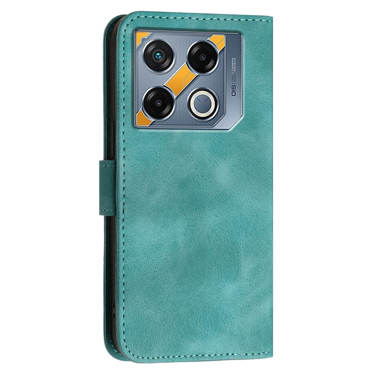 For Infinix GT 20 Pro 5G Grid Butterfly Embossed Pattern Leather Phone Case with Lanyard