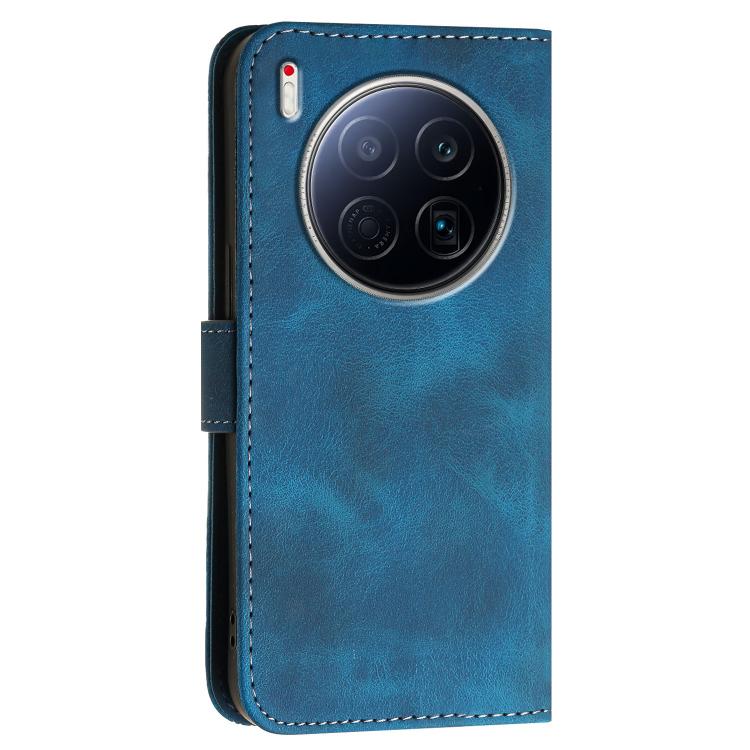 For Tecno Camon 40 Premier Grid Butterfly Embossed Pattern Leather Phone Case with Lanyard