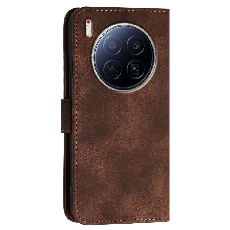 For Tecno Camon 40 Premier Grid Butterfly Embossed Pattern Leather Phone Case with Lanyard