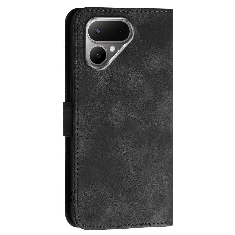 For Tecno Pova Curve 2 5G Grid Butterfly Embossed Pattern Leather Phone Case with Lanyard