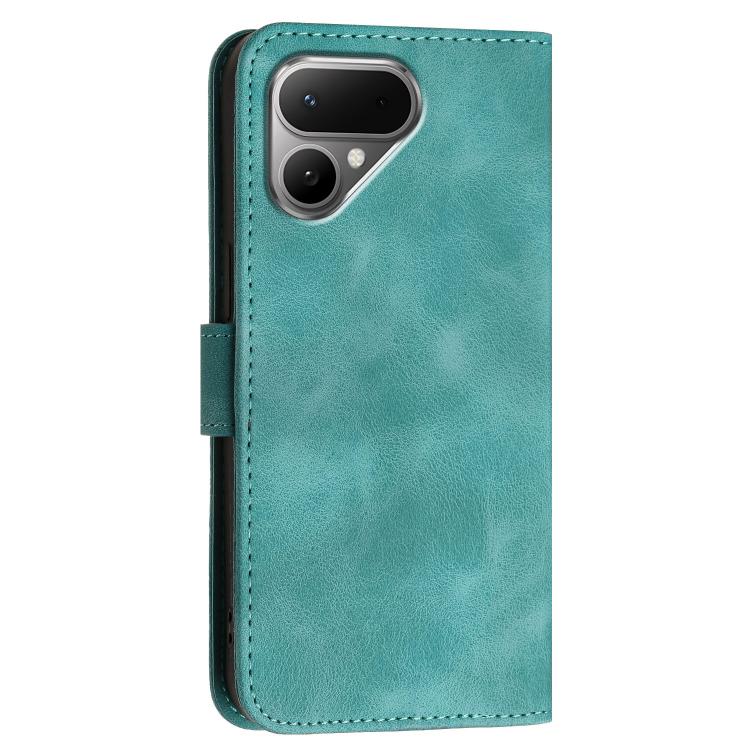 For Tecno Pova Curve 2 5G Grid Butterfly Embossed Pattern Leather Phone Case with Lanyard