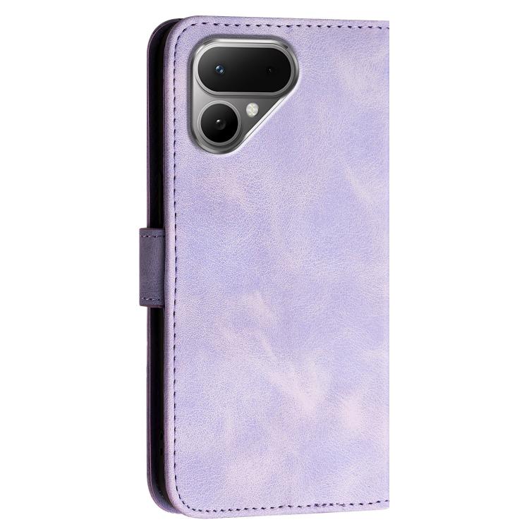 For Tecno Pova Curve 2 5G Grid Butterfly Embossed Pattern Leather Phone Case with Lanyard