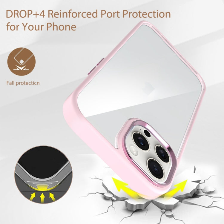 For iPhone 15 Pro Max Gold Shield 2 in 1 PC + TPU Shockproof Phone Case