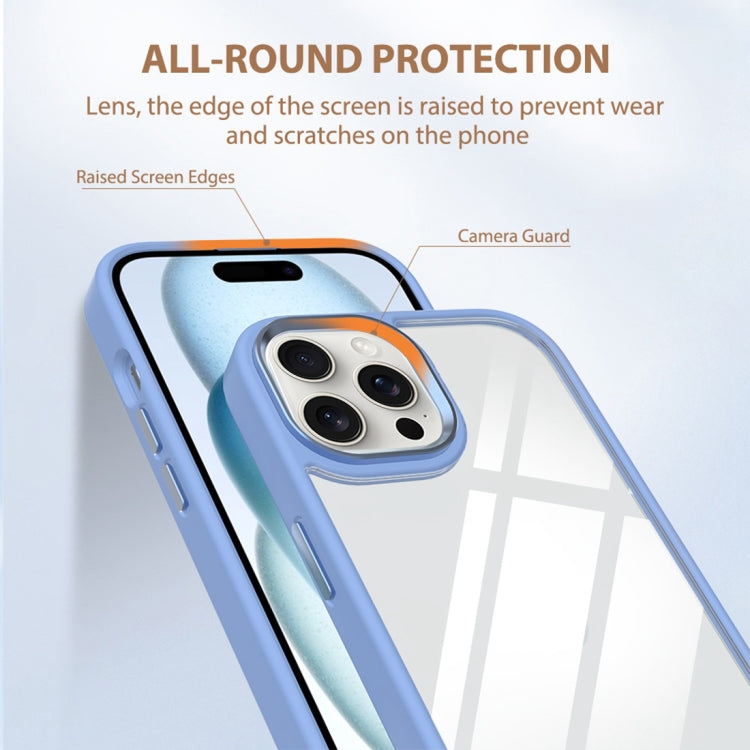 For iPhone 15 Pro Max Gold Shield 2 in 1 PC + TPU Shockproof Phone Case