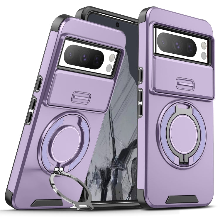 For Google Pixel 8 Pro Sliding Camshield Ring Holder Phone Case