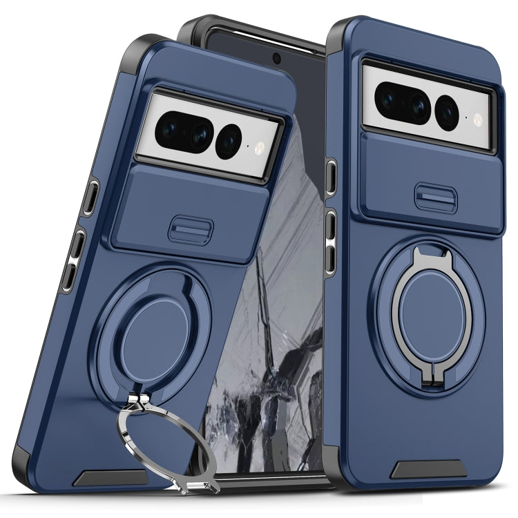 For Google Pixel 7 Pro Sliding Camshield Ring Holder Phone Case