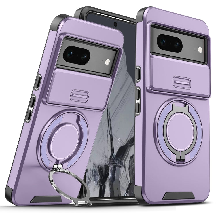 For Google Pixel 7 Sliding Camshield Ring Holder Phone Case