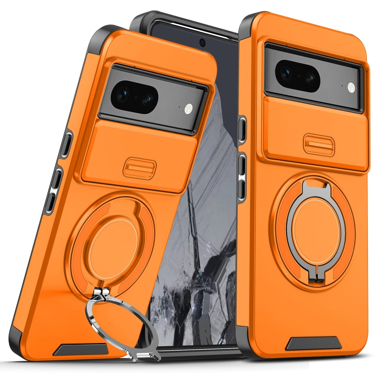 For Google Pixel 7 Sliding Camshield Ring Holder Phone Case