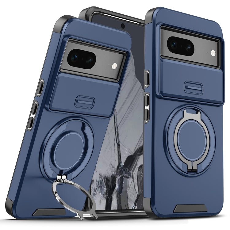 For Google Pixel 7 Sliding Camshield Ring Holder Phone Case