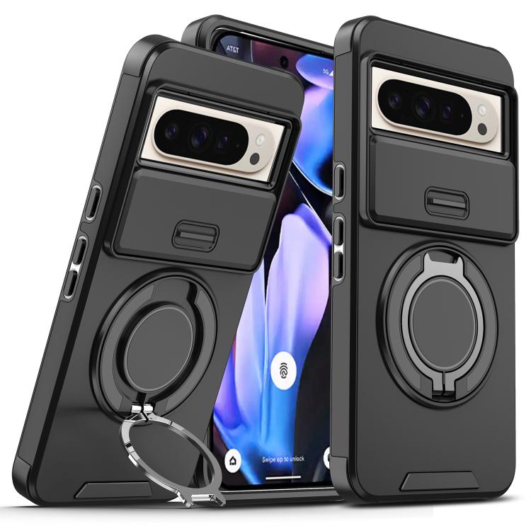 For Google Pixel 9 Pro XL Sliding Camshield Ring Holder Phone Case