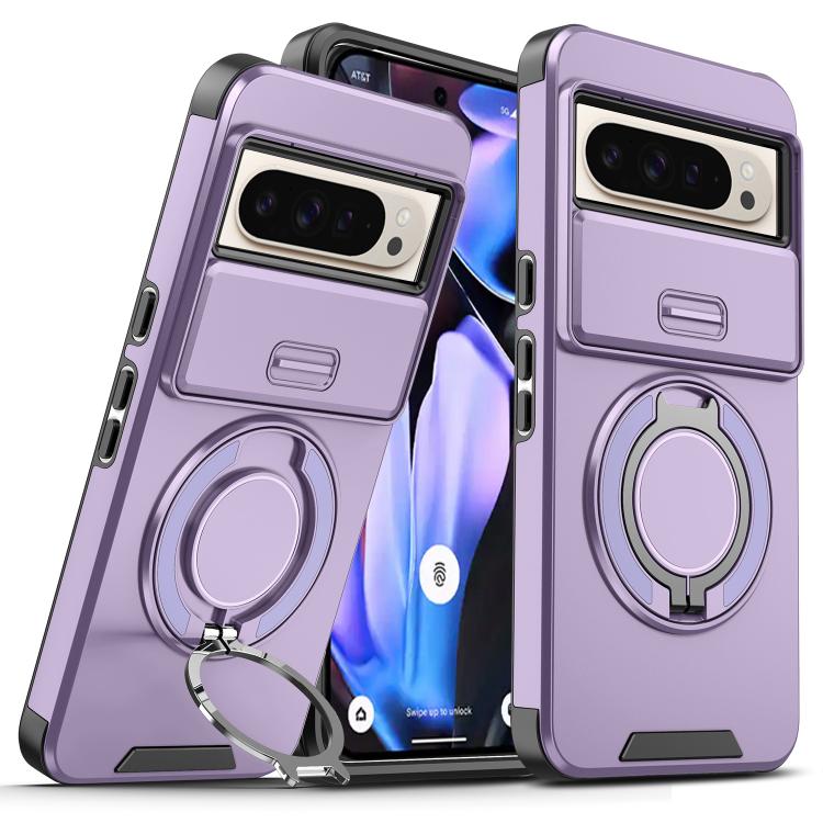 For Google Pixel 9 Pro XL Sliding Camshield Ring Holder Phone Case