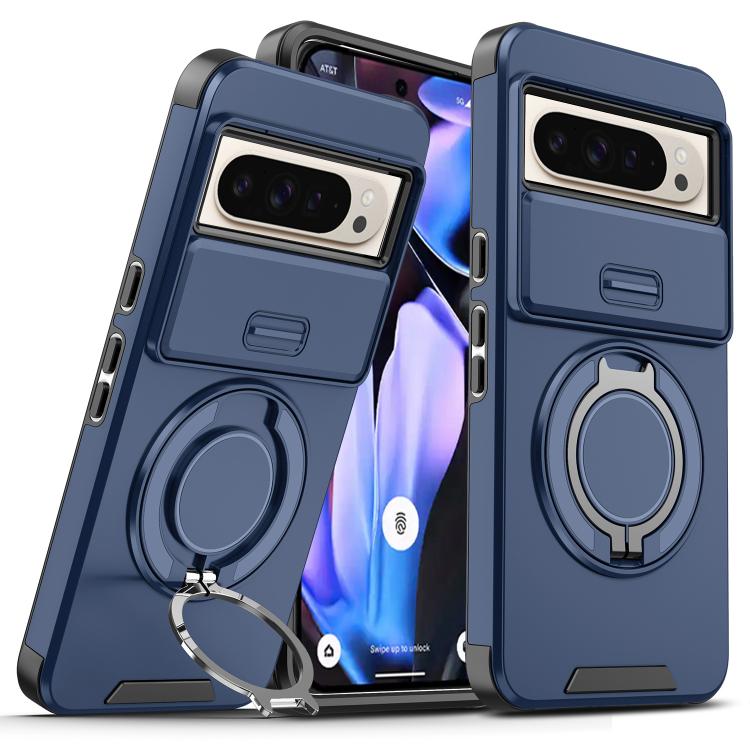 For Google Pixel 9 Pro XL Sliding Camshield Ring Holder Phone Case