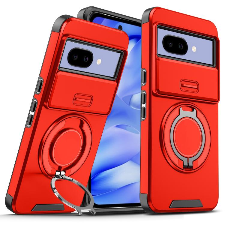 For Google Pixel 9a Sliding Camshield Ring Holder Phone Case
