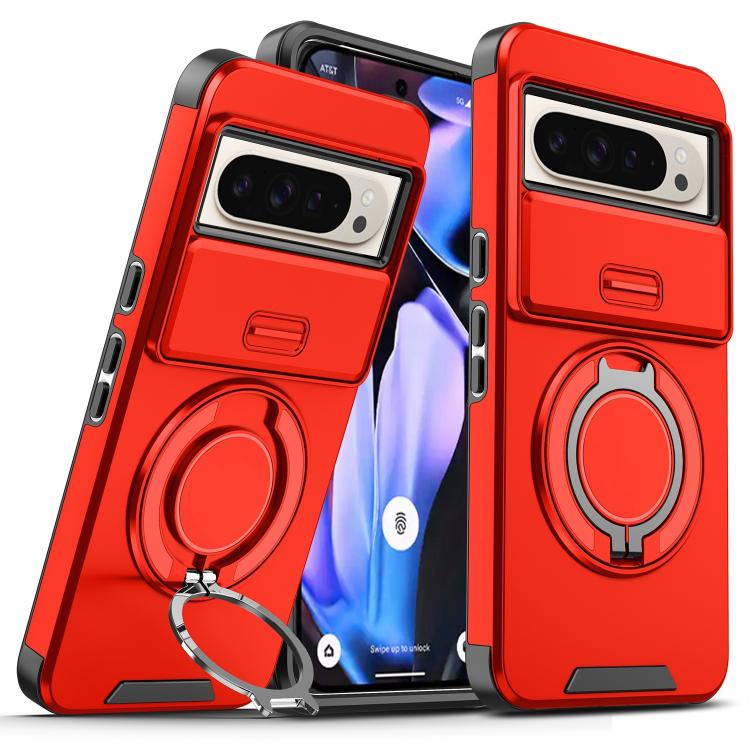 For Google Pixel 10 Pro XL Sliding Camshield Ring Holder Phone Case