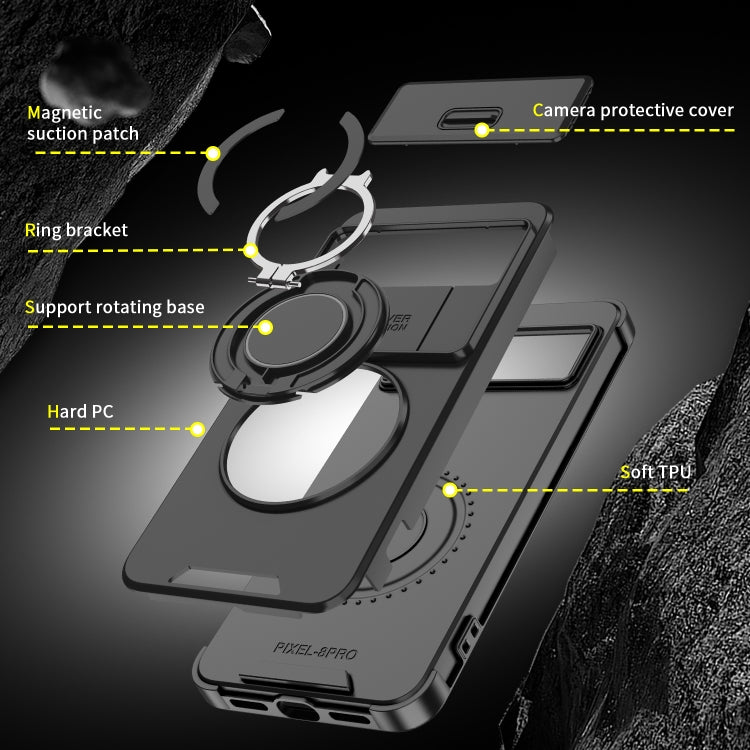 For Google Pixel 9 / 9 Pro Sliding Camshield Ring Holder Phone Case