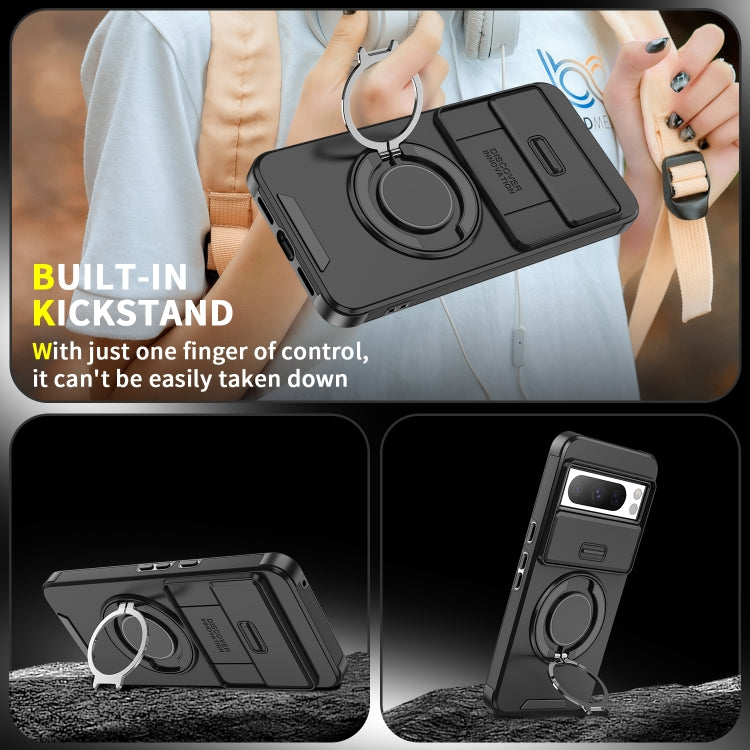 For Google Pixel 9 / 9 Pro Sliding Camshield Ring Holder Phone Case