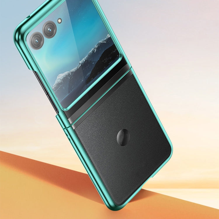 For Motorola Razr 50 Ultra 6D Electroplating PC Shockproof Phone Case