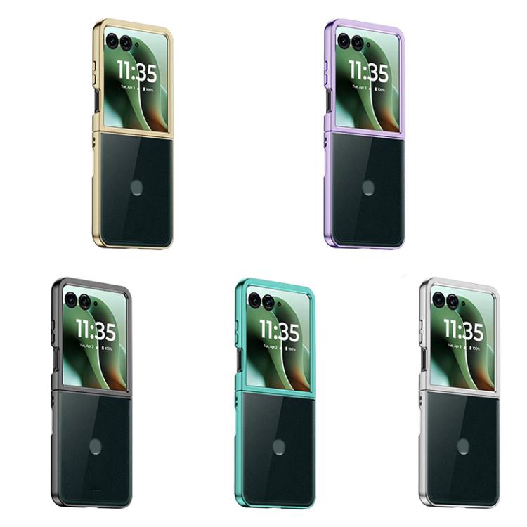 For Motorola Razr 60 Ultra 6D Electroplating PC Shockproof Phone Case