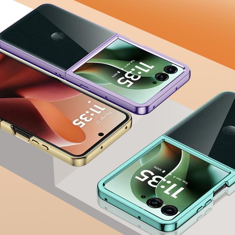 For Motorola Razr 60 Ultra 6D Electroplating PC Shockproof Phone Case