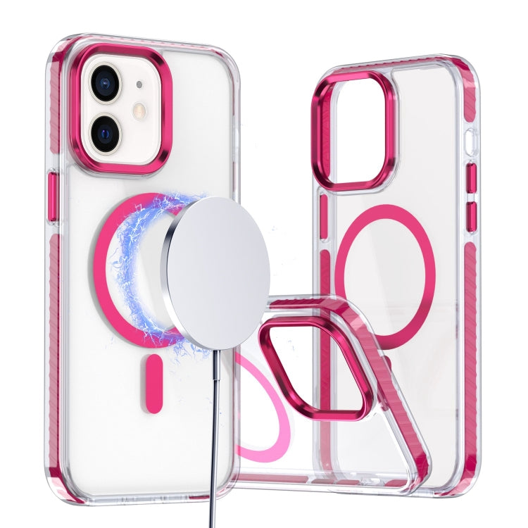 For iPhone 11 Two-color TPU Hybrid PC MagSafe Phone Case