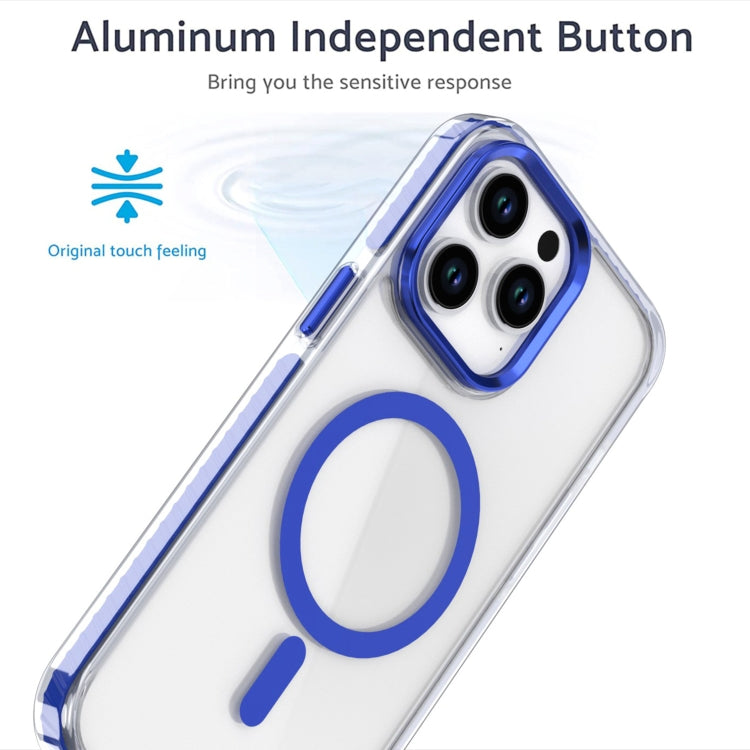 For iPhone 11 Pro Max Two-color TPU Hybrid PC MagSafe Phone Case