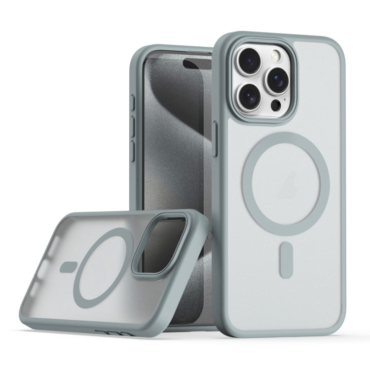 For iPhone 15 Pro TPU Hybrid PC Inner Magnetic MagSafe Phone Case