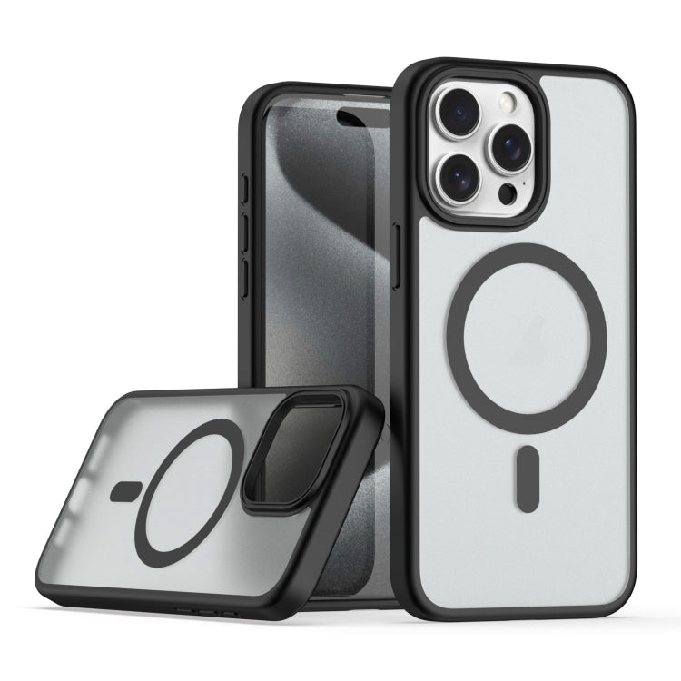 For iPhone 15 Pro TPU Hybrid PC Inner Magnetic MagSafe Phone Case