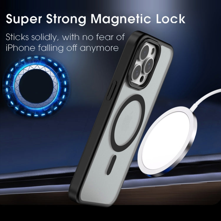 For iPhone 14 Pro TPU Hybrid PC Inner Magnetic MagSafe Phone Case