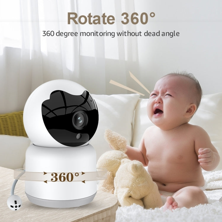 YT51 1920x1080 Home Baby Wireless Camera, with Temperature and Humidity Sensor EU Plug - White