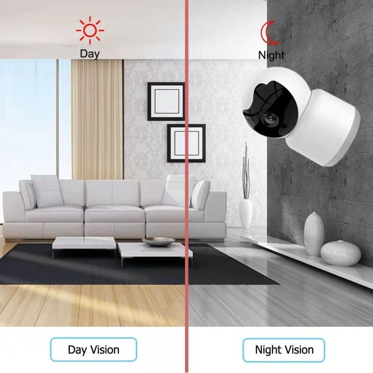 YT51 1920x1080 Home Baby Wireless Camera, without Temperature and Humidity Sensor EU Plug - White