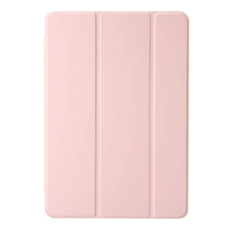 For Huawei Matepad SE 11 2024 Clear Acrylic 3-Fold Leather Tablet Case