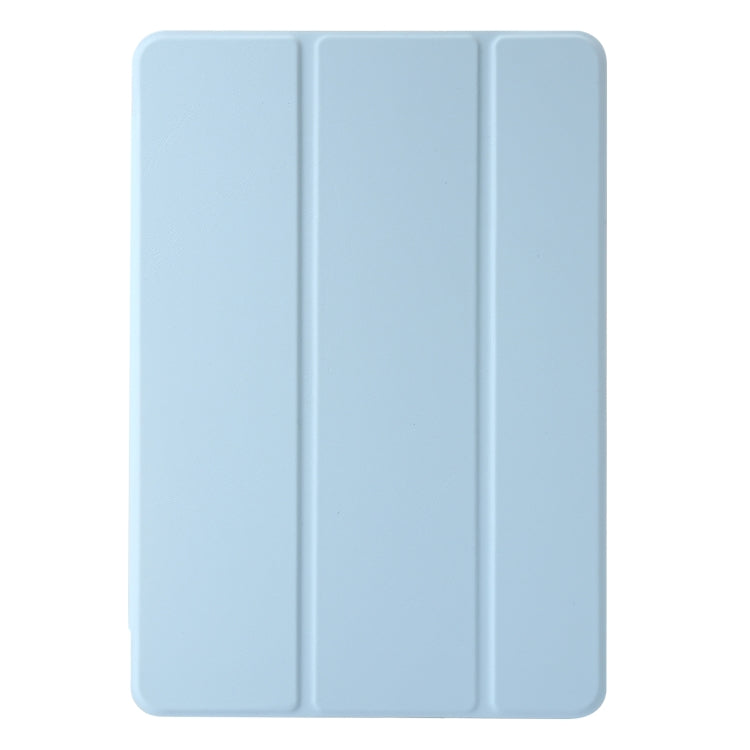 For Huawei Matepad SE 11 2024 Clear Acrylic 3-Fold Leather Tablet Case
