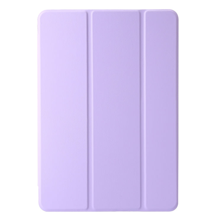 For Huawei Matepad SE 11 2024 Clear Acrylic 3-Fold Leather Tablet Case
