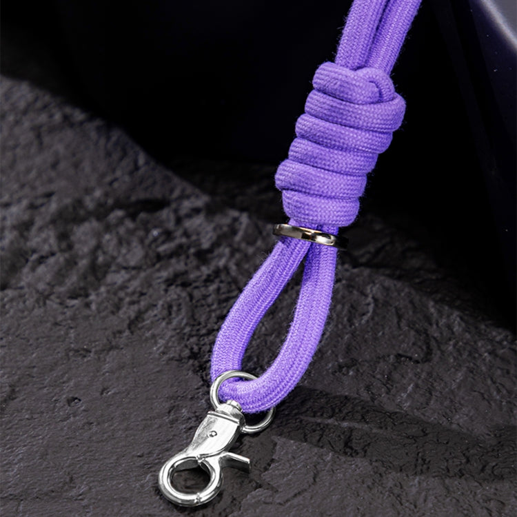 For Samsung Galaxy Z Flip4 GKK Airbag Hinge Full Coverage Phone Case with Crossbody Rope