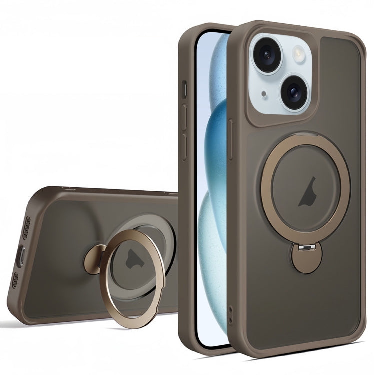 For iPhone 15 Invisible Fulcrum Holder MagSafe Phone Case