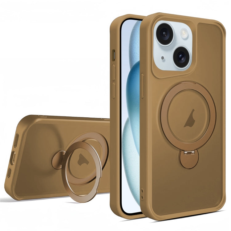 For iPhone 15 Invisible Fulcrum Holder MagSafe Phone Case