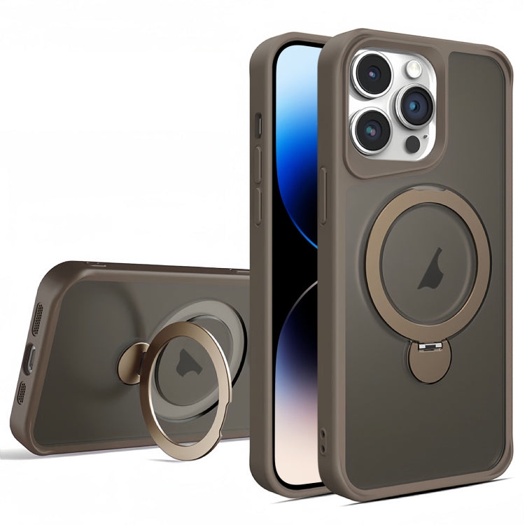 For iPhone 14 Pro Invisible Fulcrum Holder MagSafe Phone Case