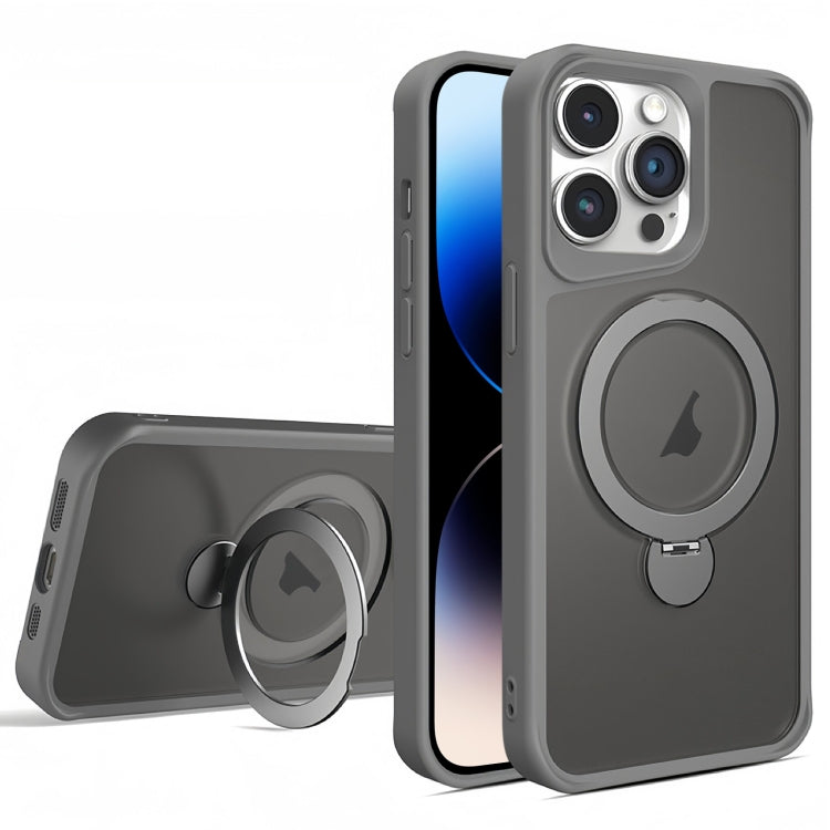 For iPhone 14 Pro Max Invisible Fulcrum Holder MagSafe Phone Case