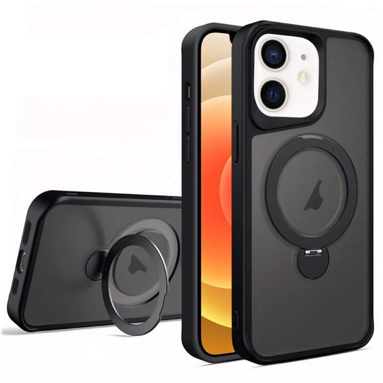 For iPhone 12 / 12 Pro Invisible Fulcrum Holder MagSafe Phone Case