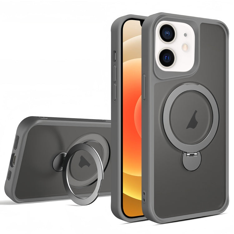 For iPhone 12 / 12 Pro Invisible Fulcrum Holder MagSafe Phone Case