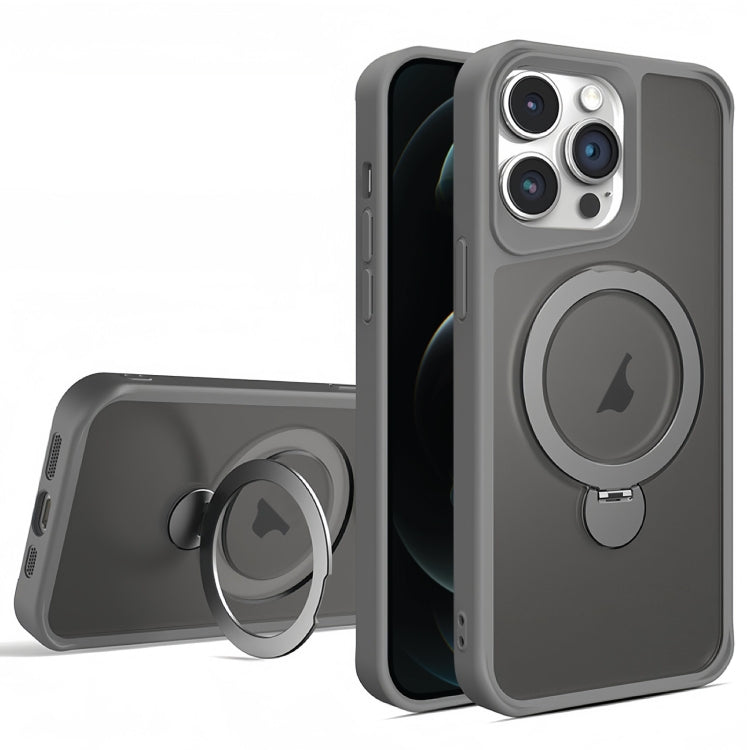 For iPhone 12 Pro Max Invisible Fulcrum Holder MagSafe Phone Case