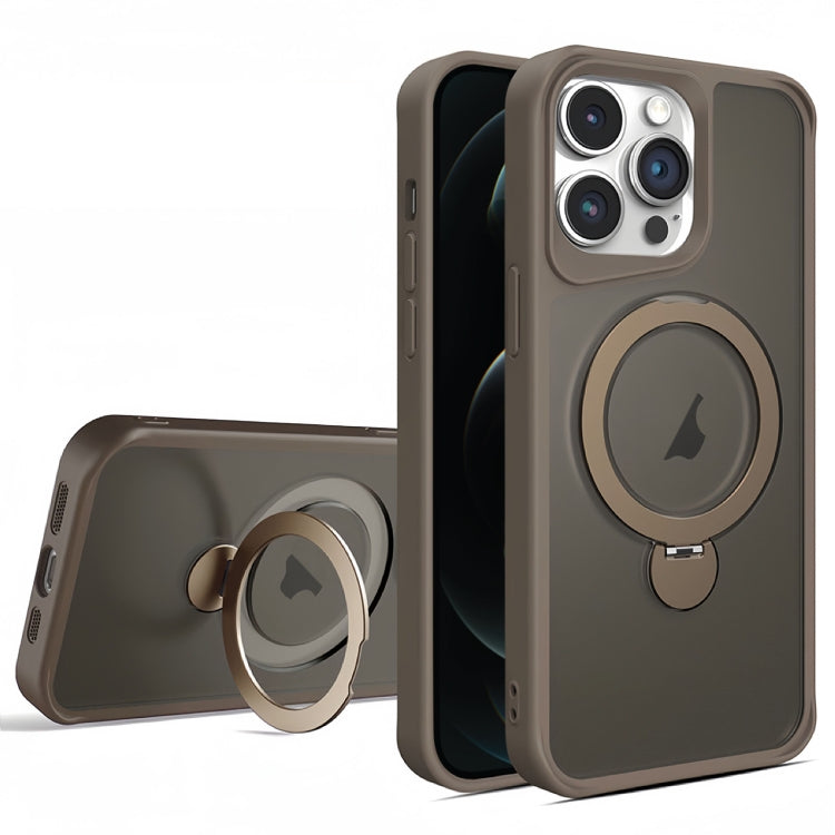 For iPhone 12 Pro Max Invisible Fulcrum Holder MagSafe Phone Case