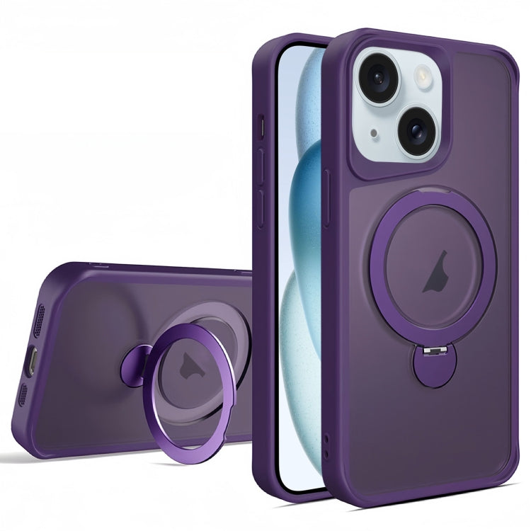 For iPhone 15 Plus / 14 Plus Invisible Fulcrum Holder MagSafe Phone Case