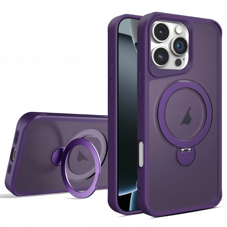 For iPhone 16 Pro Max Invisible Fulcrum Holder MagSafe Phone Case