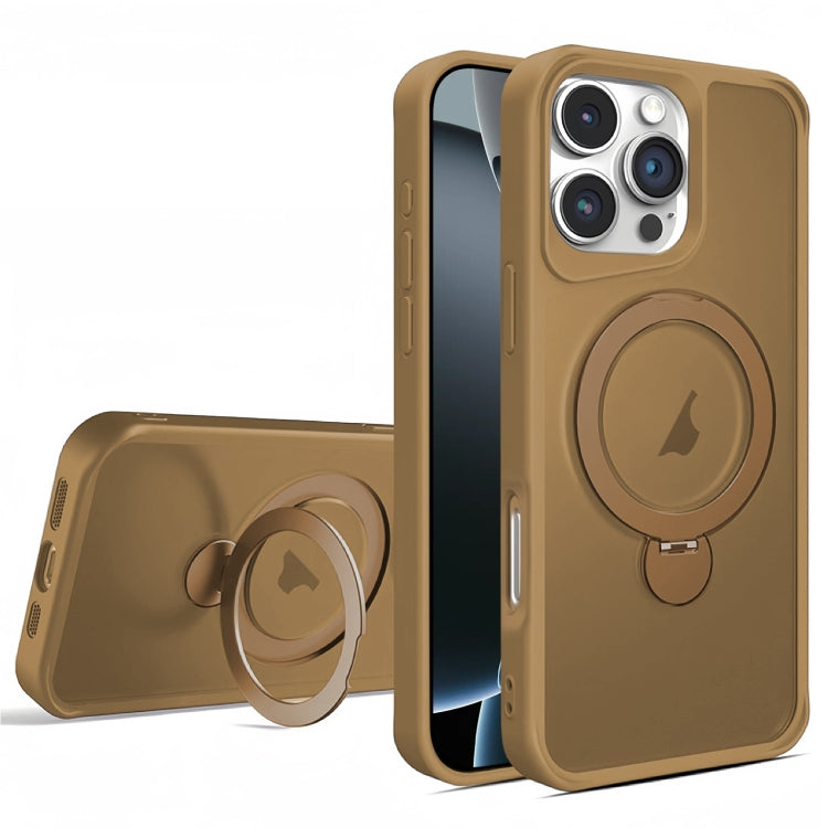 For iPhone 16 Pro Invisible Fulcrum Holder MagSafe Phone Case
